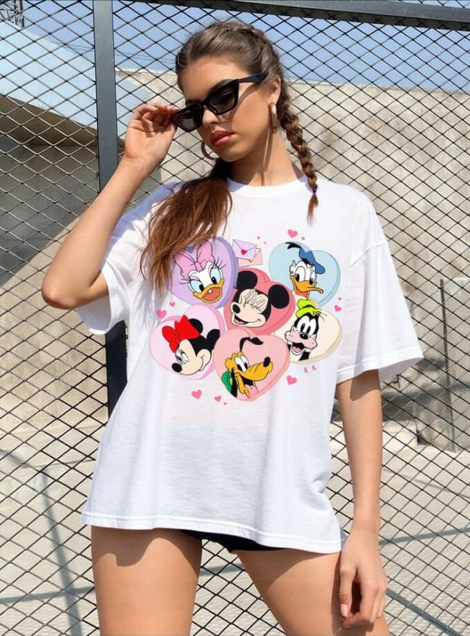 Mickey Mouse Valentine's Day Oversized Tee