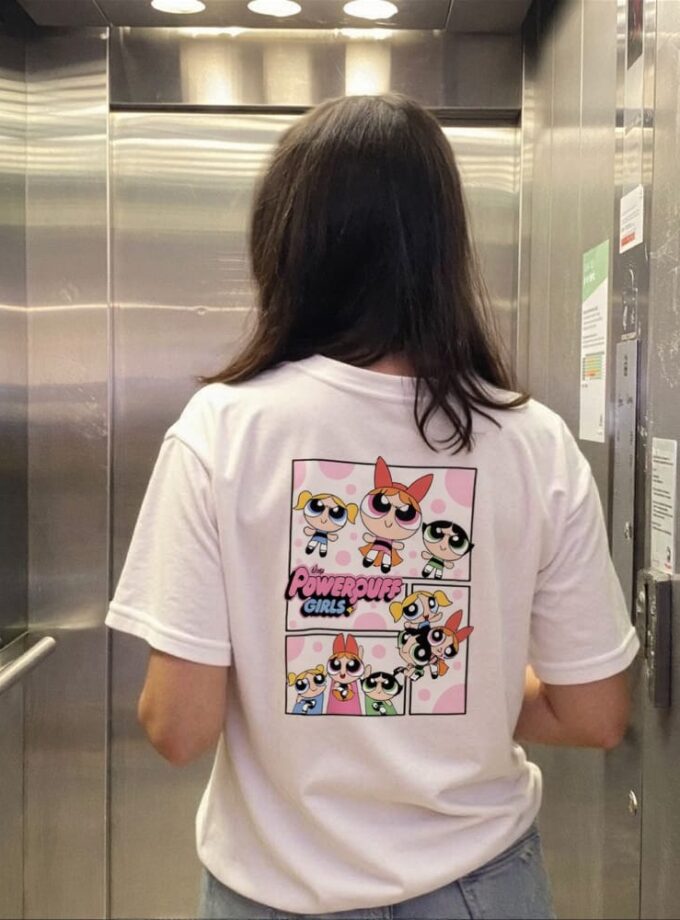 Powerpuff Girls - Power Panel Oversized Tee