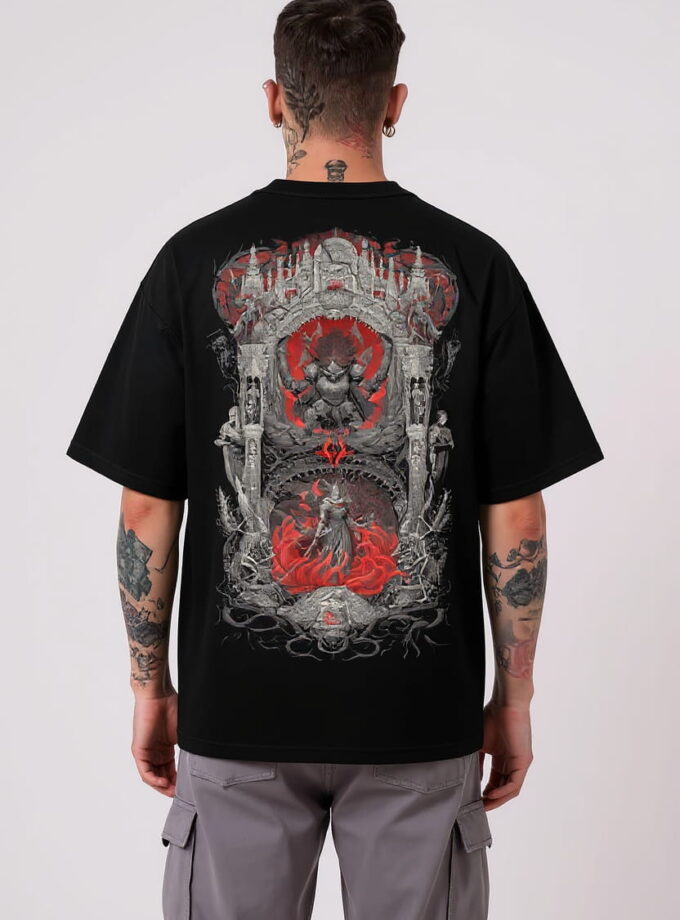 Elden Ring Malenia Vs Radahn Oversized Tee