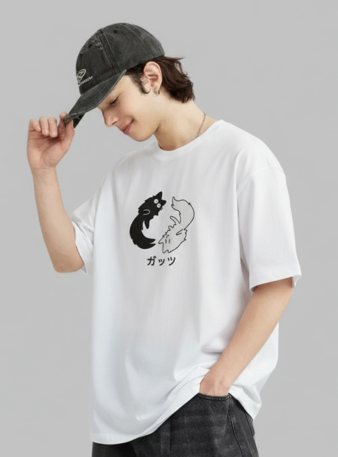 Gojo Yin & Yang Oversized Tee