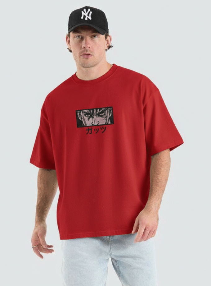 Berserk Guts Eyes Oversized Tee
