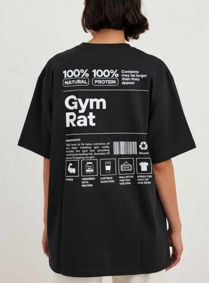 Gym Rat Oversized Tee