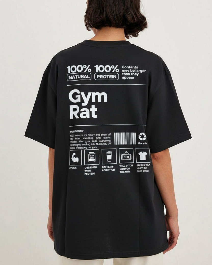 Gym Rat Oversized Tee - Image 3