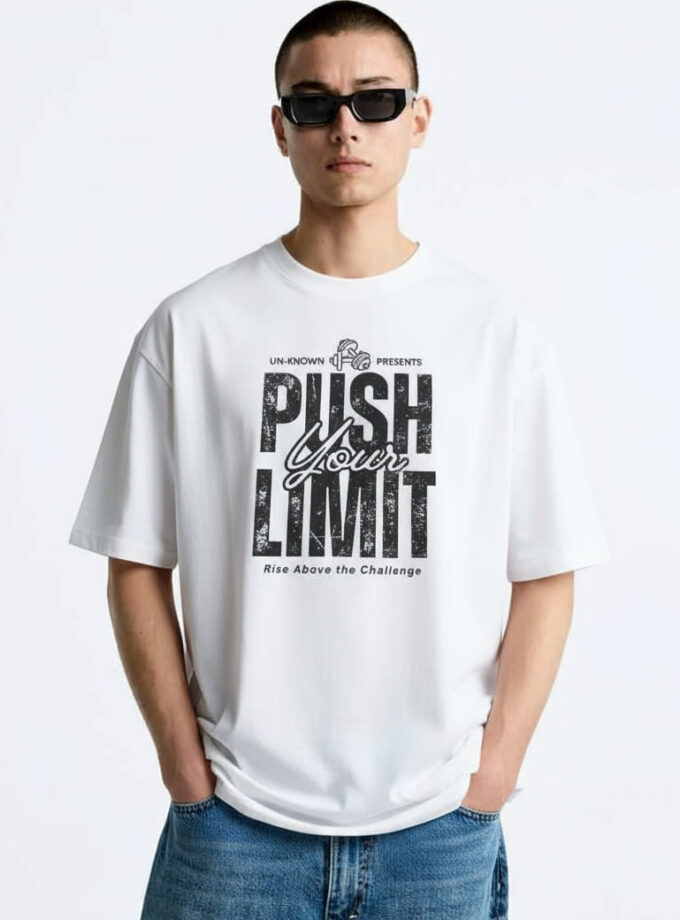 Push Your Limit Oversized Tee