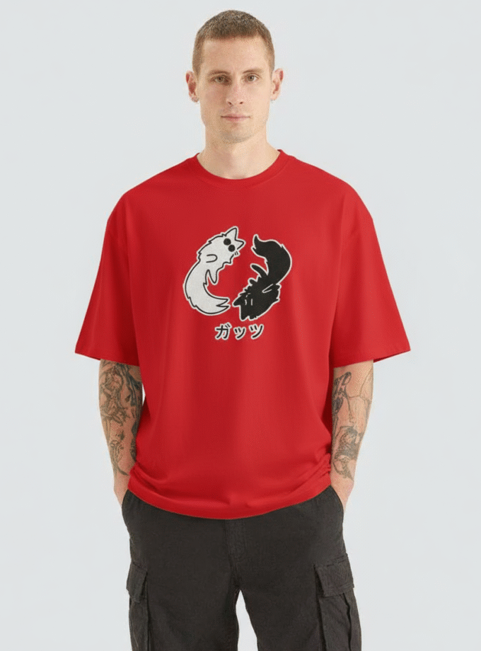 Gojo Yin & Yang Oversized Tee