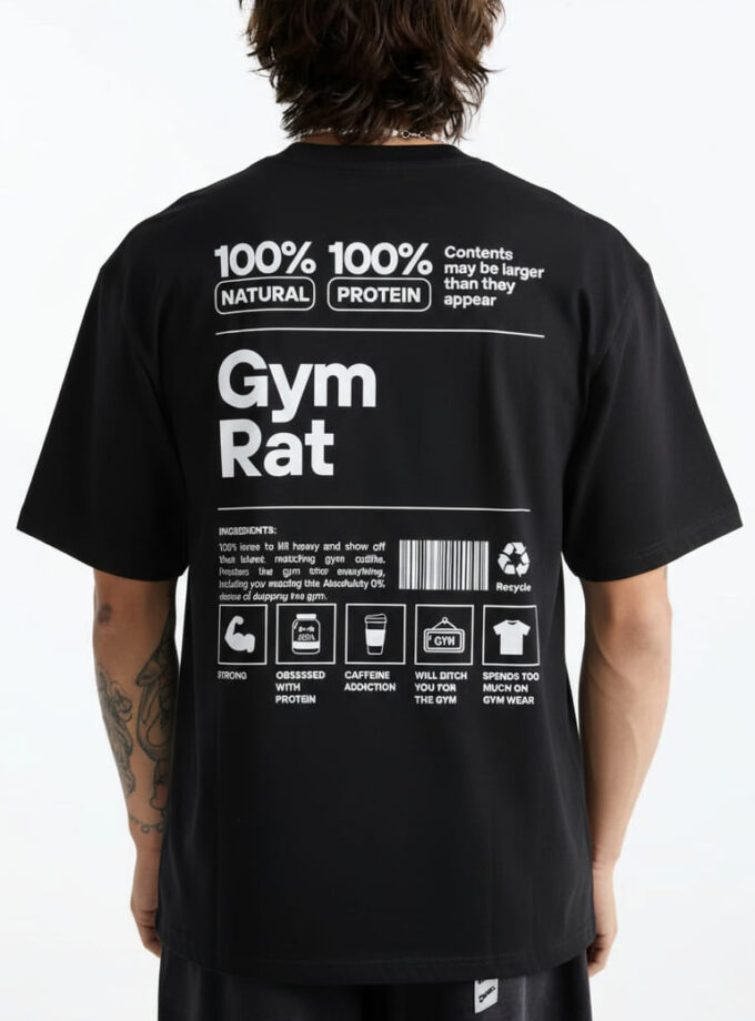 Gym Rat Oversized Tee