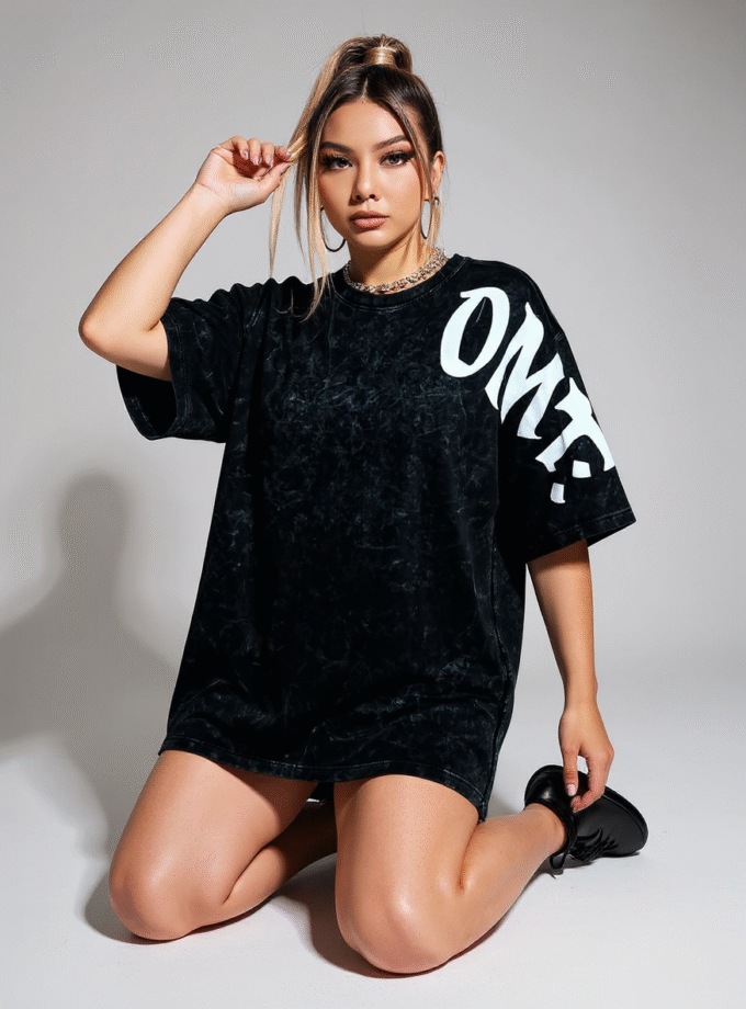 OMT Triple Chain Oversized Tee