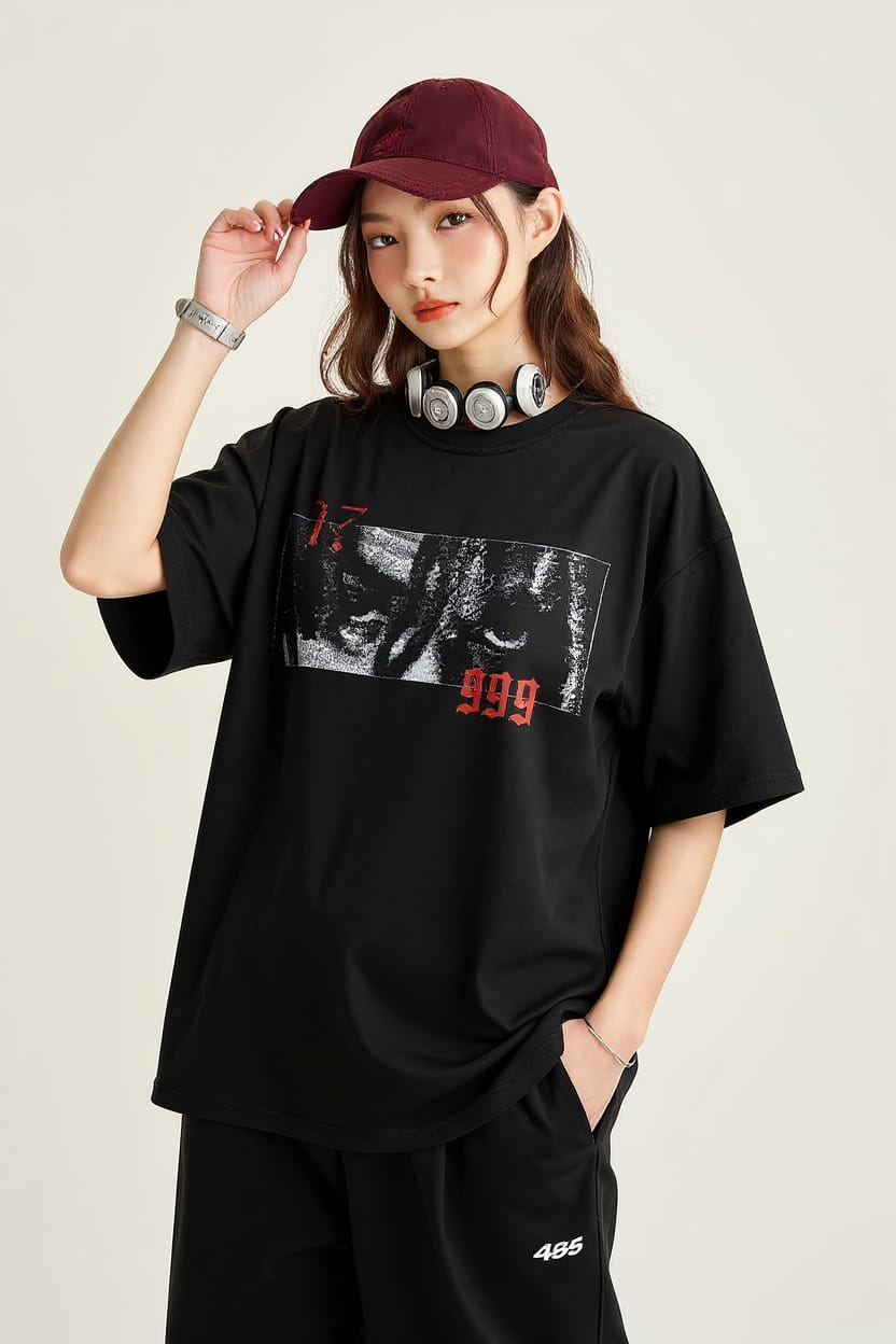 Juice Wrld Oversized Tee - Image 4