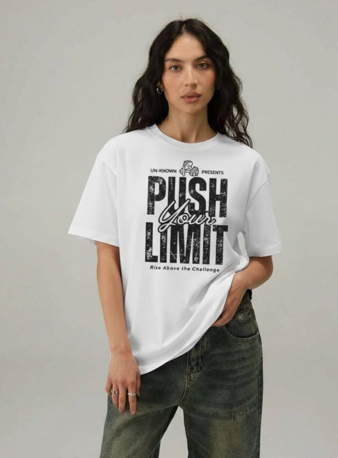 Push Your Limit Oversized Tee